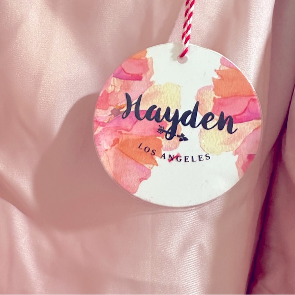 Hayden LA Girls Pink Sherpa Fleece Full Zip Jacket size 13 / 14 - Picture 8 of 8